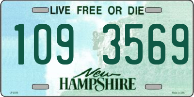 NH license plate 1093569