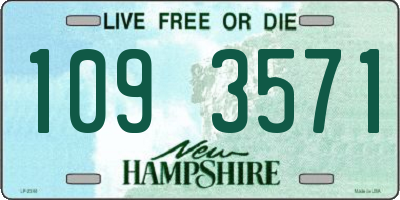 NH license plate 1093571
