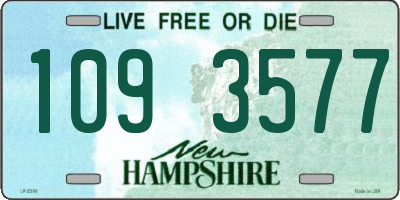 NH license plate 1093577