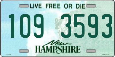 NH license plate 1093593