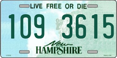 NH license plate 1093615