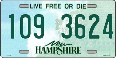NH license plate 1093624