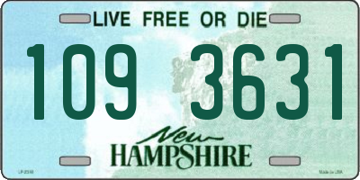 NH license plate 1093631