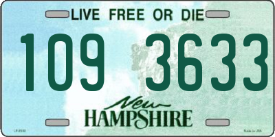 NH license plate 1093633