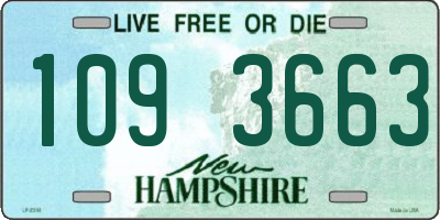NH license plate 1093663