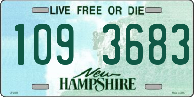 NH license plate 1093683