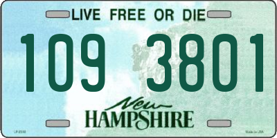 NH license plate 1093801