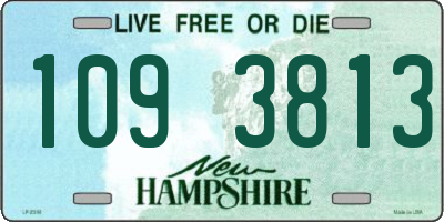 NH license plate 1093813