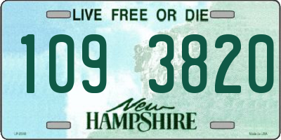 NH license plate 1093820