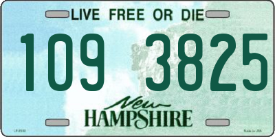 NH license plate 1093825