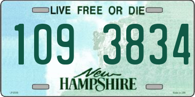NH license plate 1093834