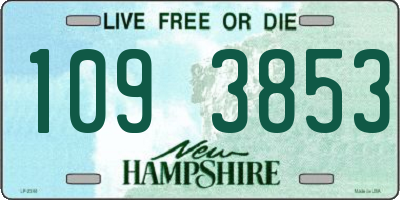 NH license plate 1093853