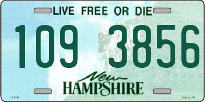 NH license plate 1093856