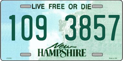 NH license plate 1093857