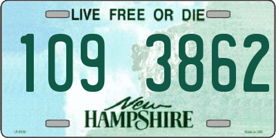 NH license plate 1093862