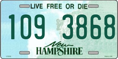 NH license plate 1093868
