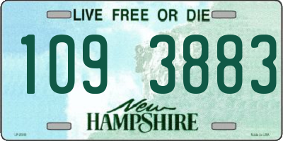 NH license plate 1093883