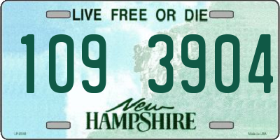 NH license plate 1093904