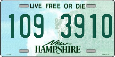 NH license plate 1093910