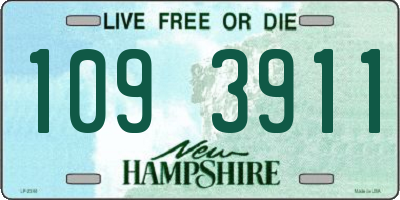 NH license plate 1093911