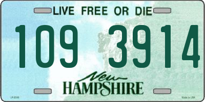 NH license plate 1093914