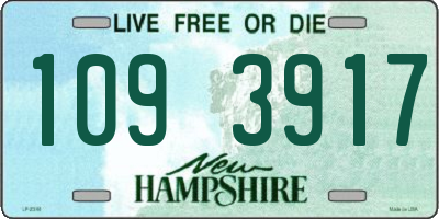 NH license plate 1093917