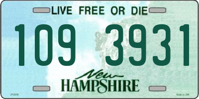 NH license plate 1093931