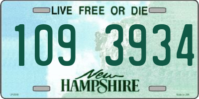 NH license plate 1093934