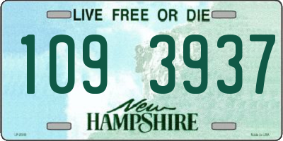 NH license plate 1093937