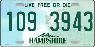 NH license plate 1093943