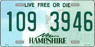 NH license plate 1093946