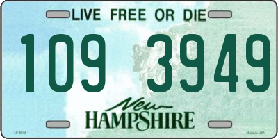 NH license plate 1093949