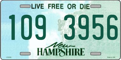 NH license plate 1093956
