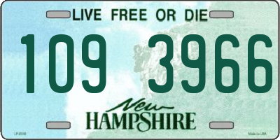 NH license plate 1093966