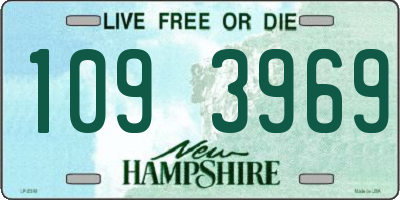 NH license plate 1093969