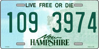 NH license plate 1093974