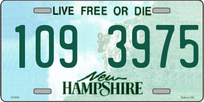 NH license plate 1093975