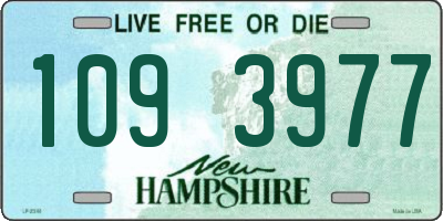 NH license plate 1093977
