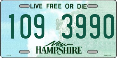 NH license plate 1093990