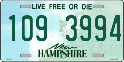 NH license plate 1093994