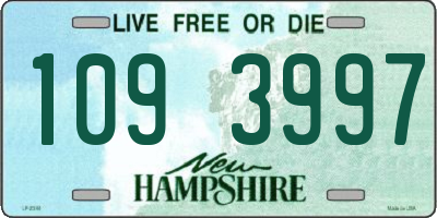 NH license plate 1093997