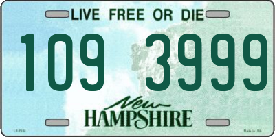 NH license plate 1093999