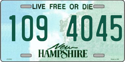NH license plate 1094045
