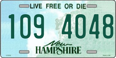 NH license plate 1094048