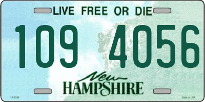 NH license plate 1094056
