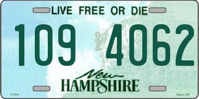 NH license plate 1094062