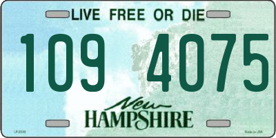 NH license plate 1094075