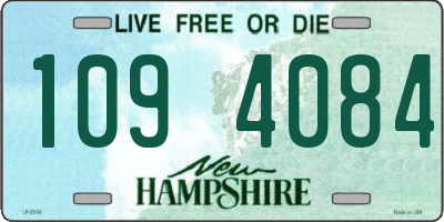 NH license plate 1094084