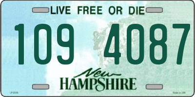 NH license plate 1094087