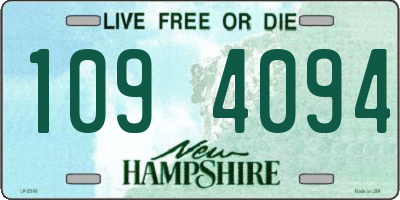 NH license plate 1094094